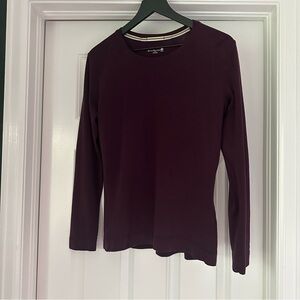 Smartwool Women's Deep Burgundy Long Sleeve Tee